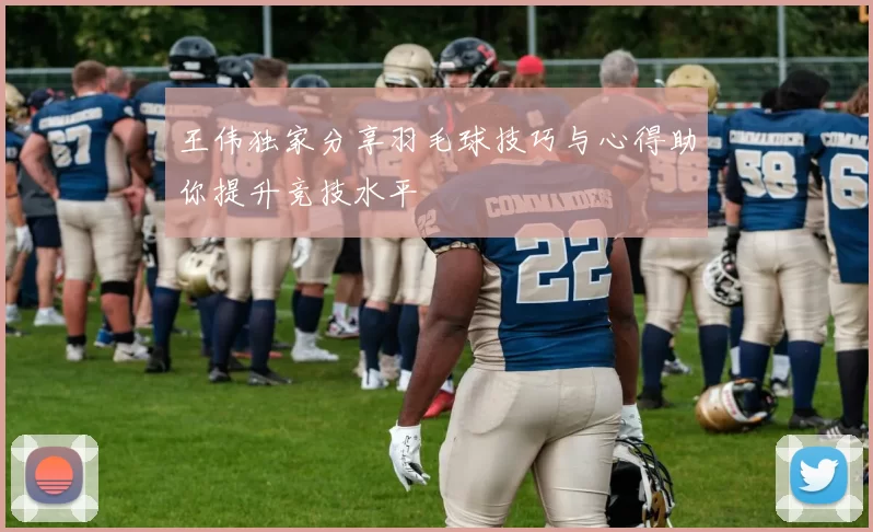 王伟独家分享羽毛球技巧与心得助你提升竞技水平